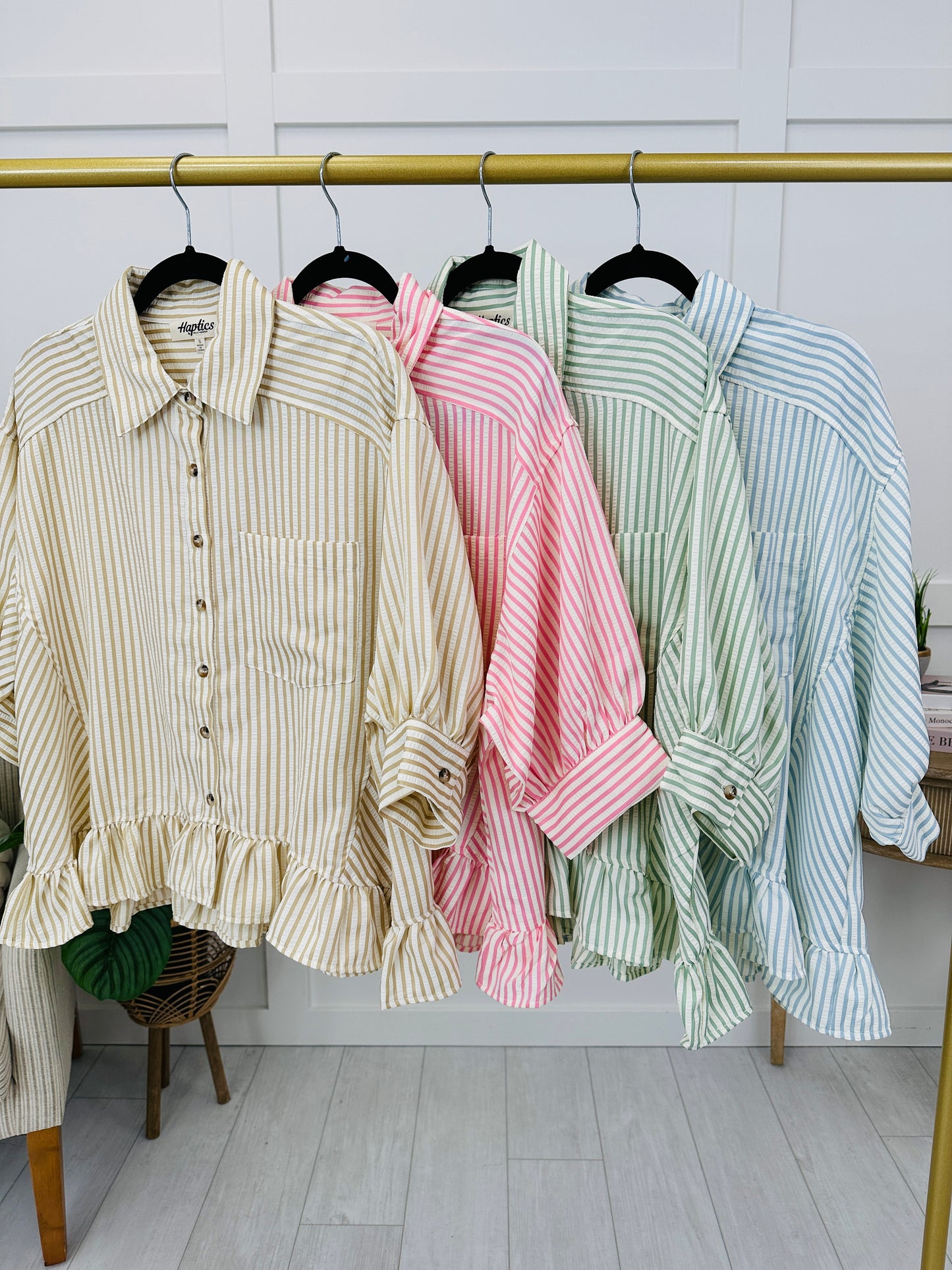 Easy Breeze Stripes Top in Multiple Colors