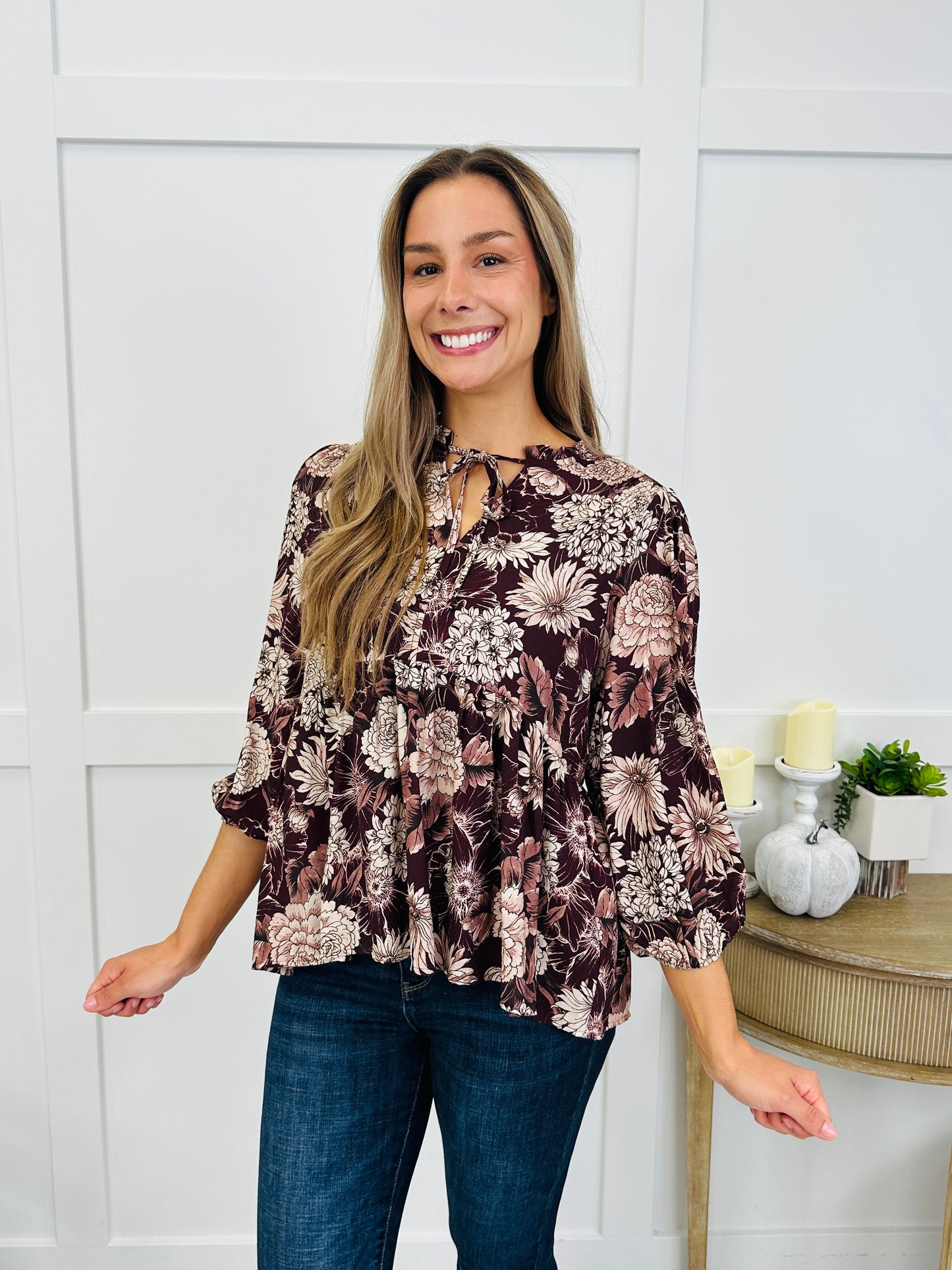 Plum Petals Top