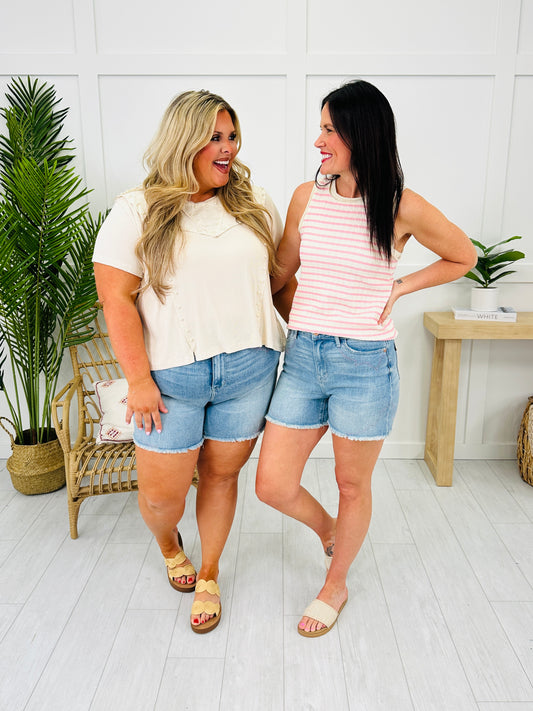 Judy Blue Cowgirl Chic Cut Off Shorts