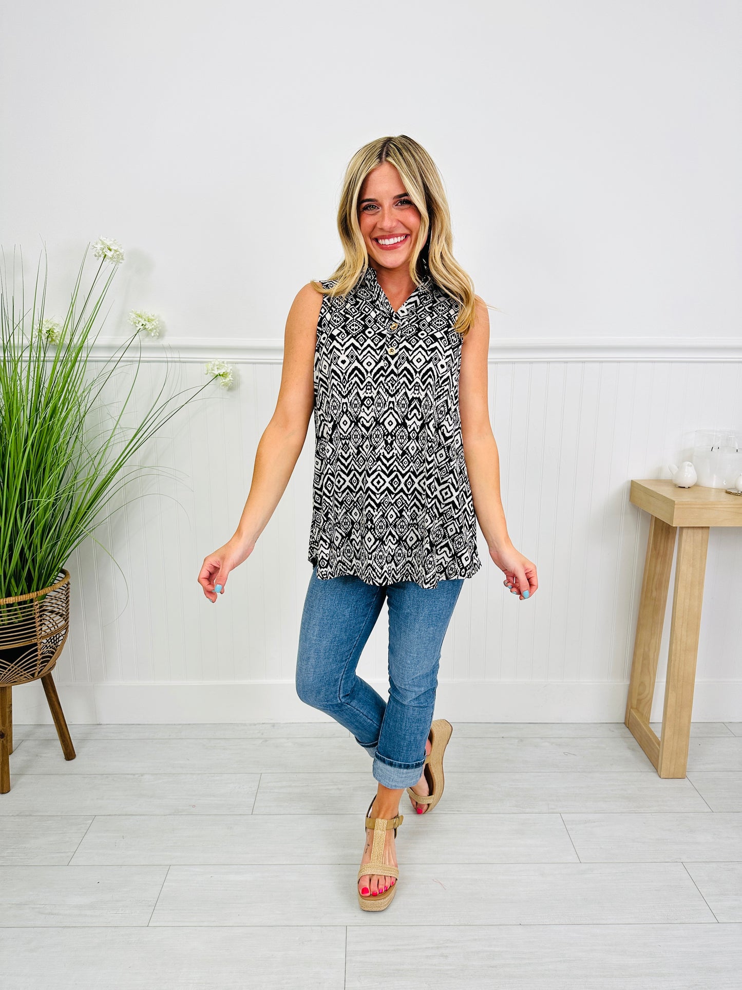 Styled For Summer Tank Top In Chicago Print