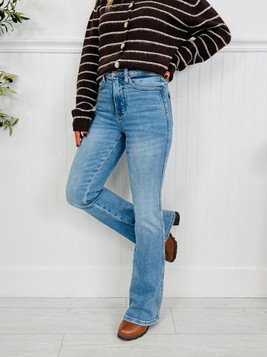 Judy Blue Easy Going Tummy Control Bootcut Jeans In Multiple Inseams