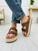 Sunlit Stroll Sandals In Tan