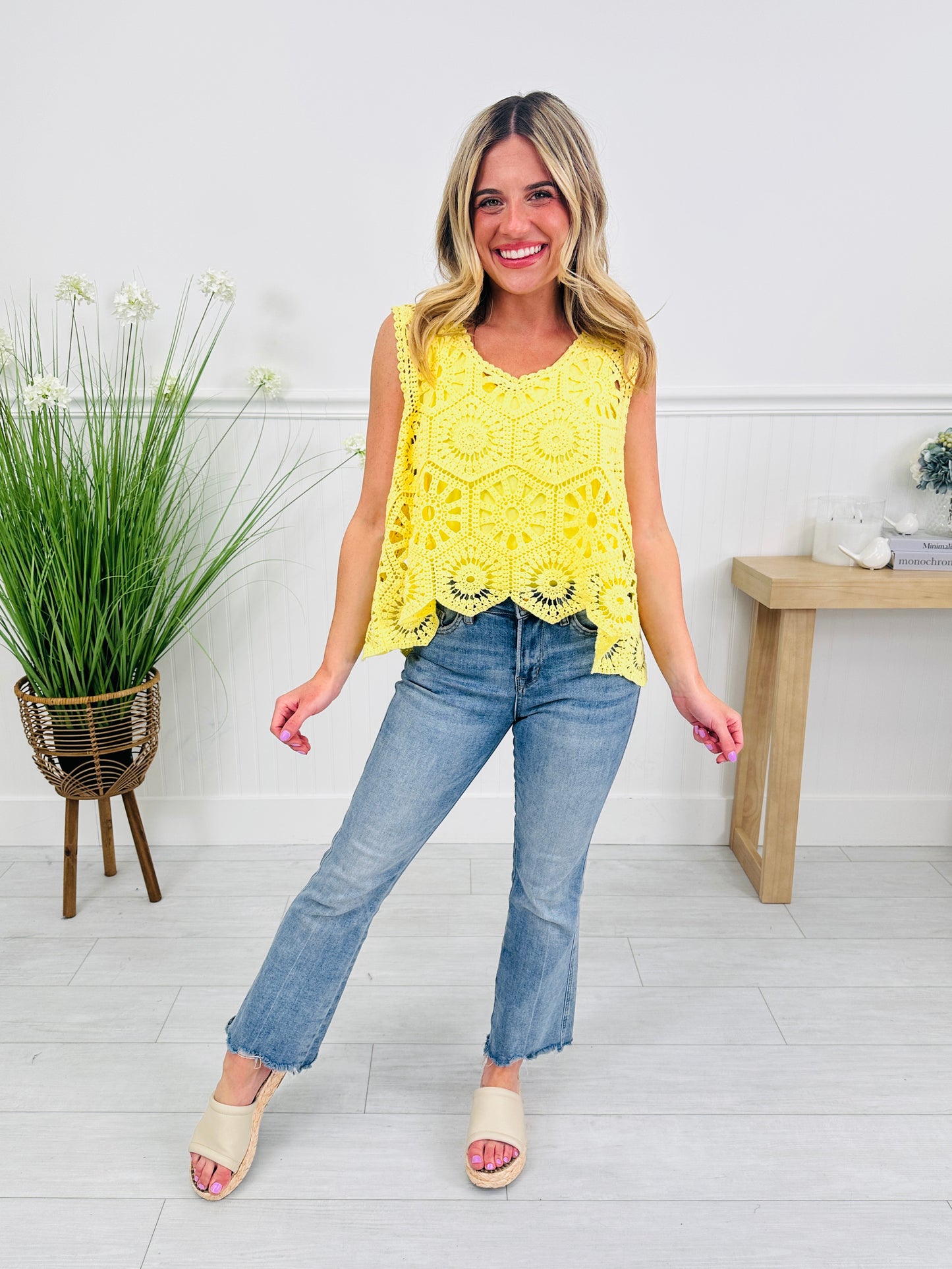 Crochet All Day Top In Multiple Colors