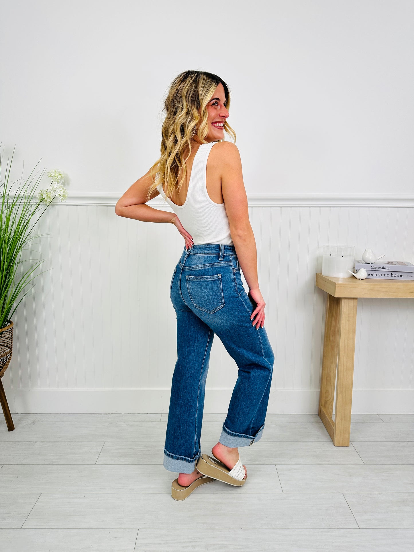 The Sweet Spot Tummy Control Straight Jeans