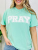 Pray Graphic Tee in Multiple Colors