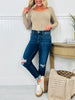 Judy Blue Walk This Way Slim Straight Leg Jeans in Reg/Curvy