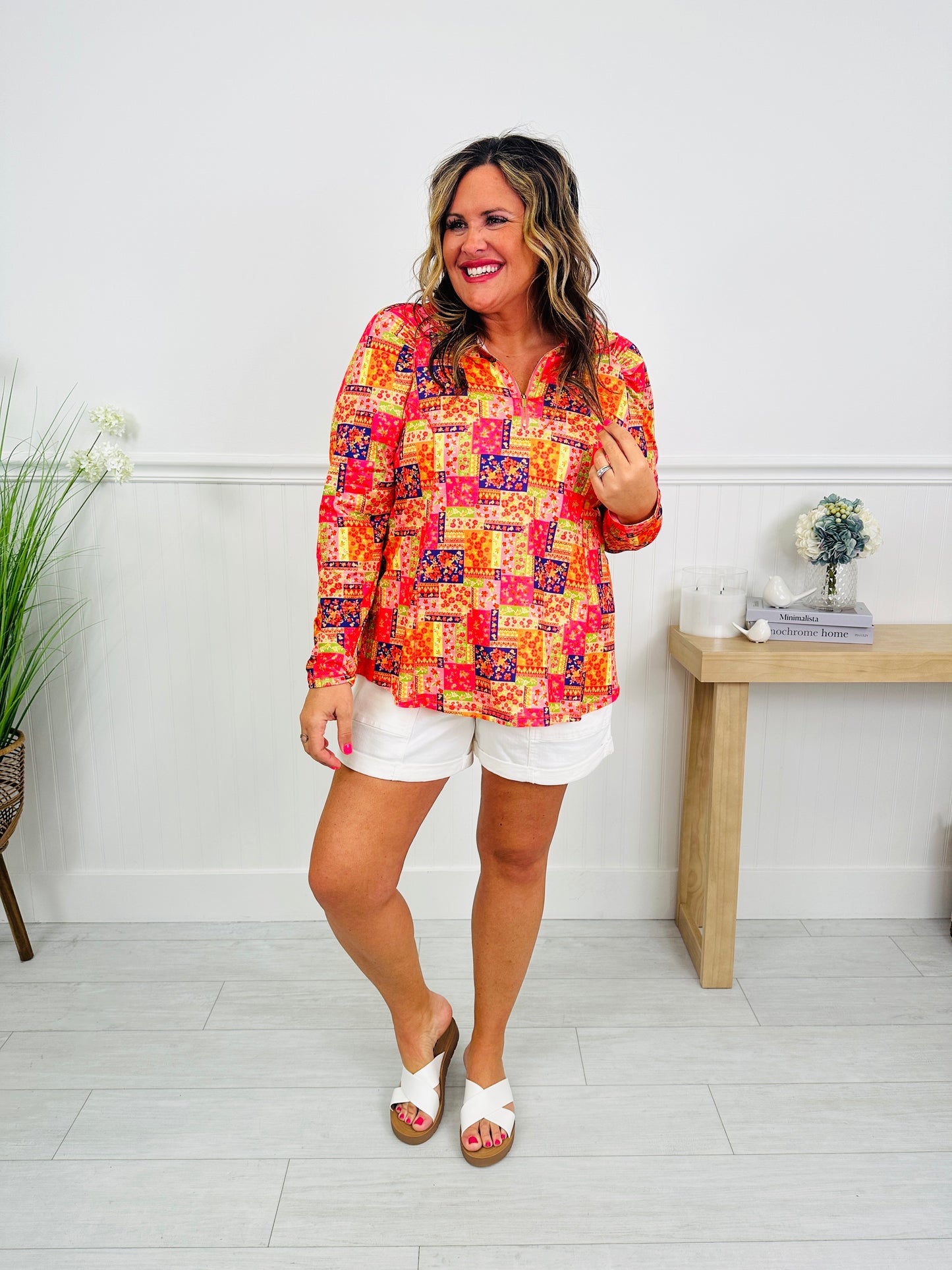 Where Spring Begins Top in Wilmington Print