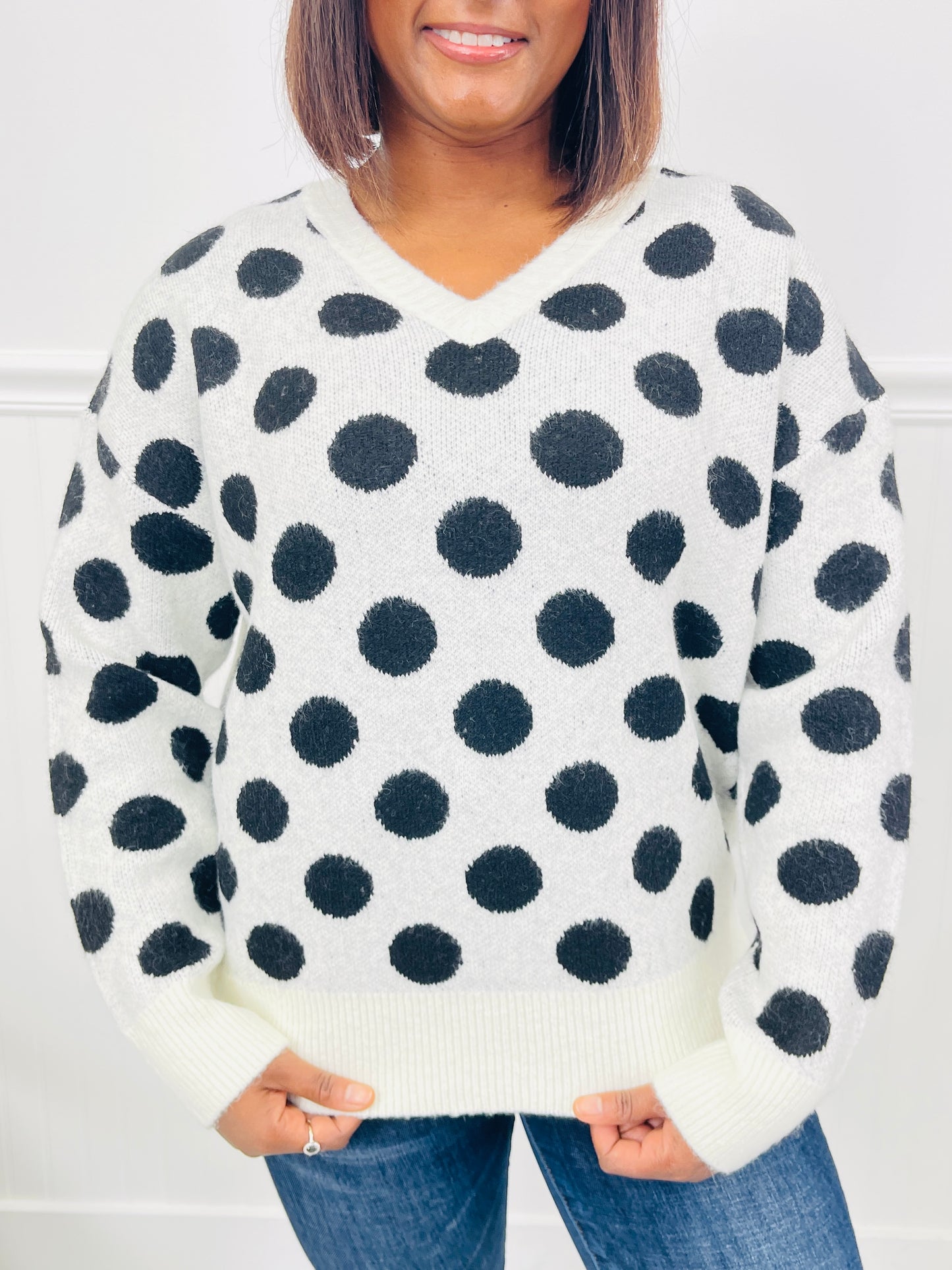 Dotted Darling Sweater
