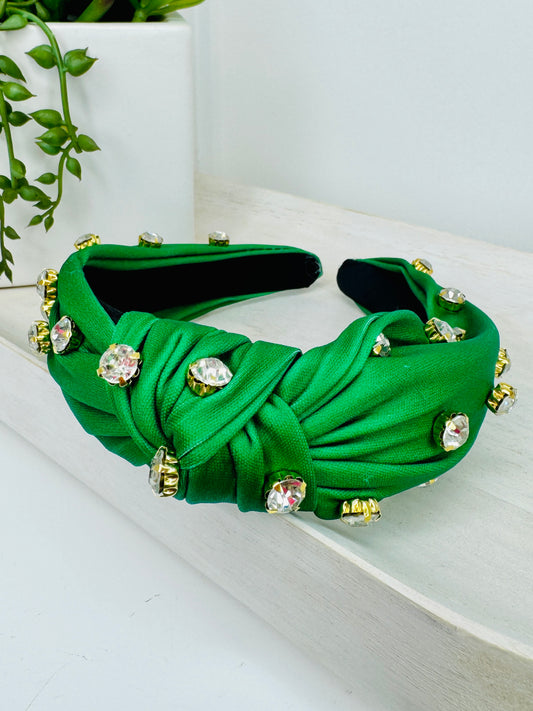 Shamrock Sparkle Green Headband