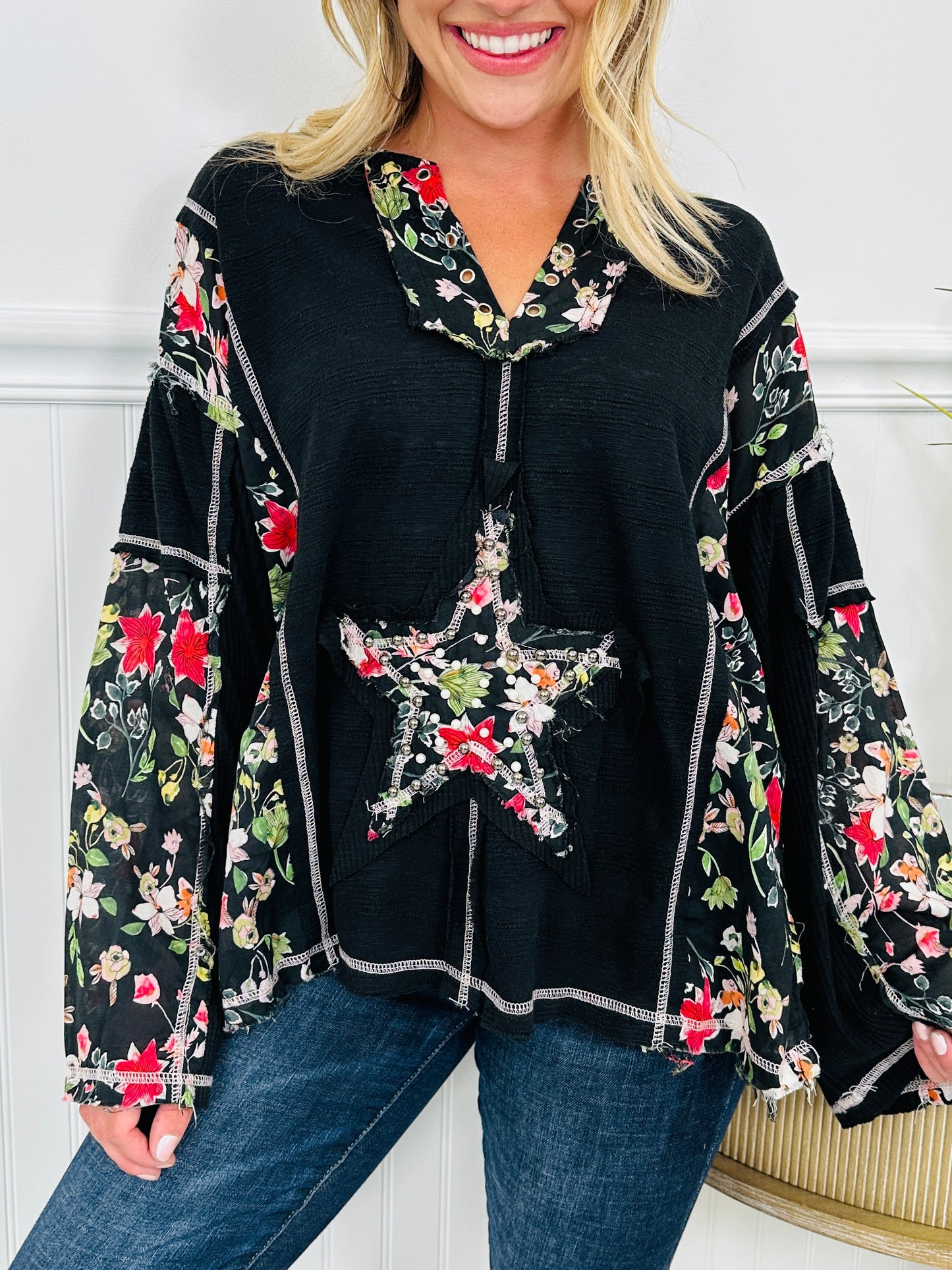 Star Of The Show Top in Black