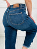Judy Blue On The Fly Cropped Wide Leg Jeans