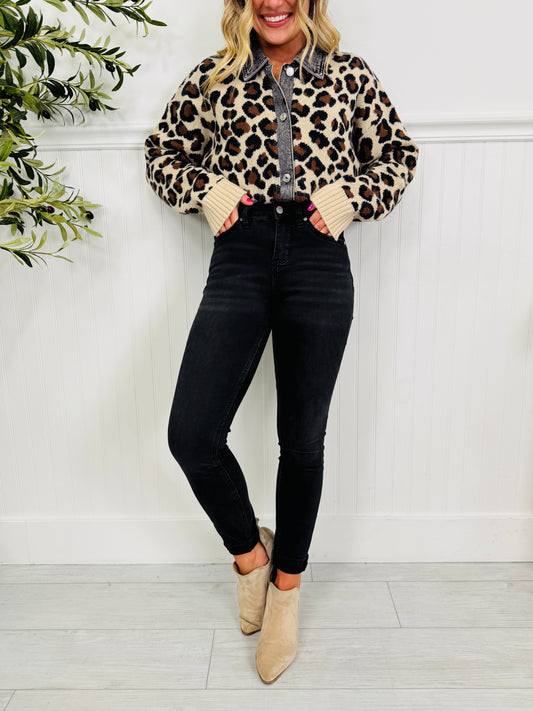 Black In Action Tummy Control Skinny Jeans In Multiple Inseams