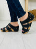 Studded Bliss Wedges In Black