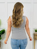 Sideline Style Tank Top In Light Grey