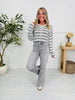 Grey Goals Tummy Control Wide Leg Jeans In Multiple Inseams