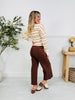 Judy Blue Melt In Your Mouth Chocolate Wide Leg Cropped Jeans