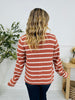 Harbor Breeze Cardigan In Terracotta