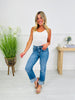 Show Up In Style Tummy Control Cropped Straight Jeans