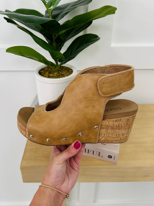 High Voltage Wedges In Caramel