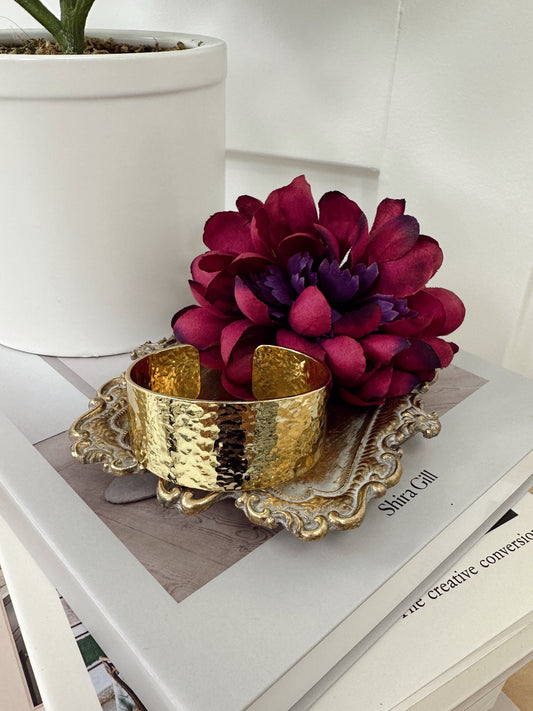 Gold Gladiator Cuff Bracelet