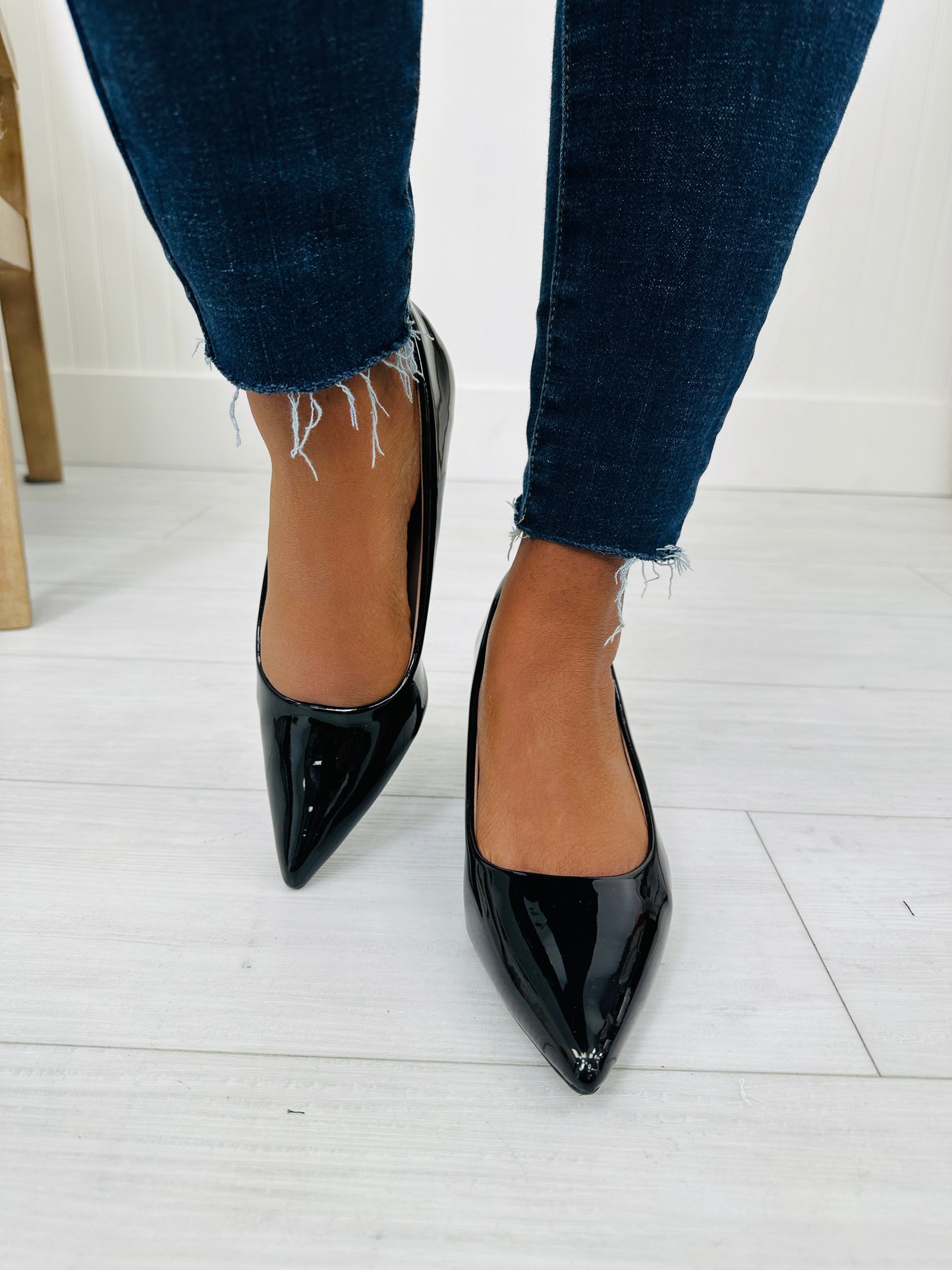 Polished Steps Heels in Black
