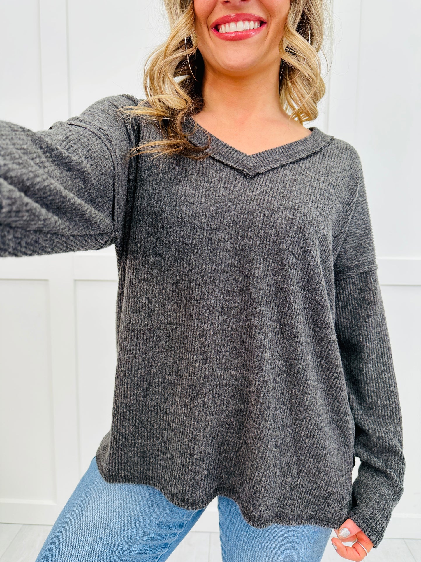 DOORBUSTER! REG/CURVY All Day Ease Top- Multiple Colors!