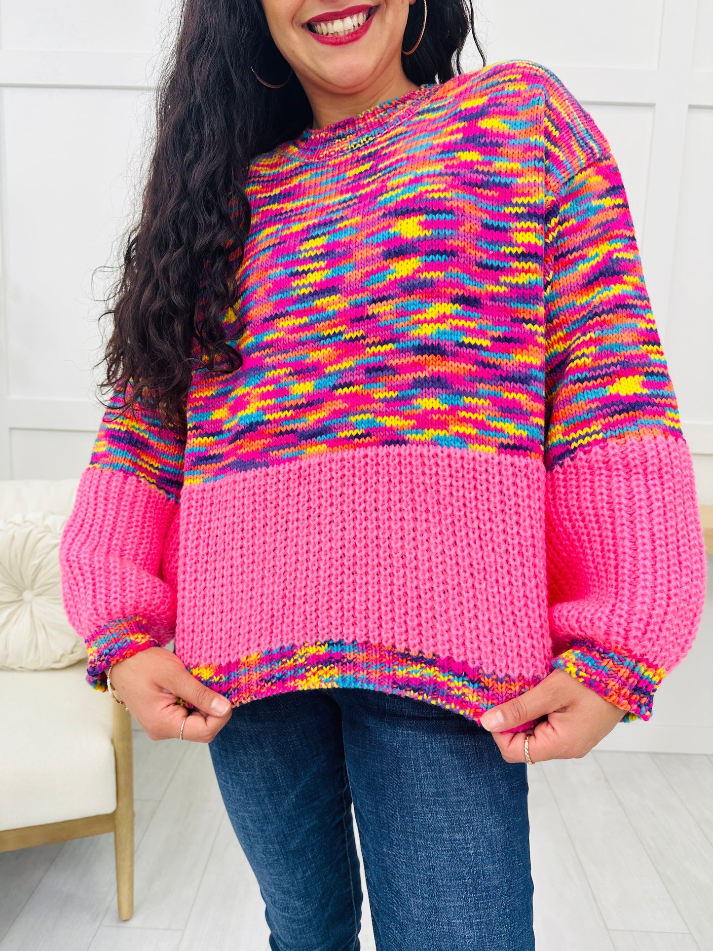 Rainbow Riot Sweater