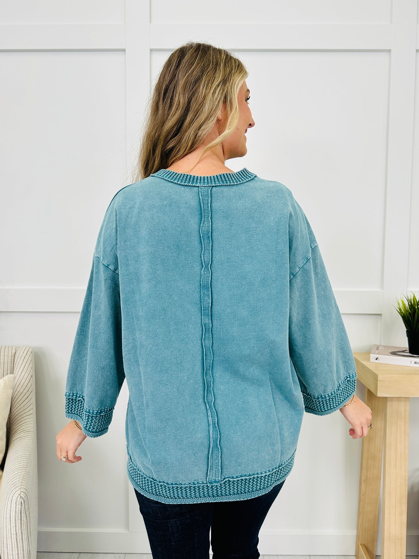 Sweet On Simple Pullover in Teal