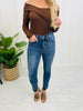 Judy Blue REG/CURVY You Can't Slit With Us Side Slit Skinny Jeans