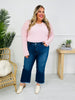 Finishing Touch Wide Leg Cropped Jeans with Tummy Control