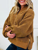 Weekend Warmth Pullover In Brown