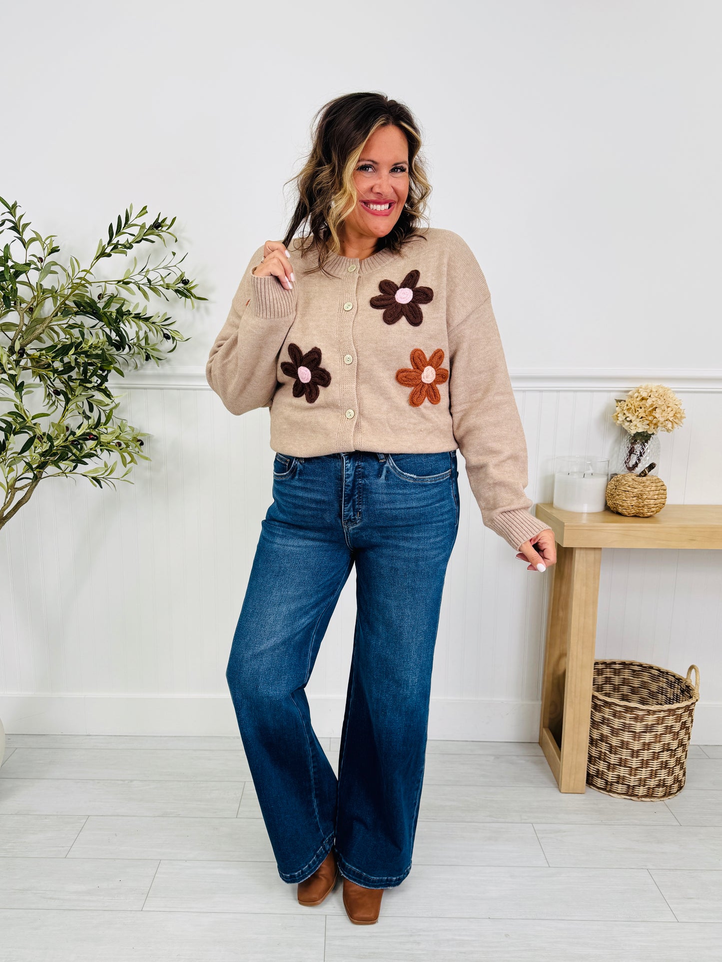 With You In Mind Wide Leg Tummy Control Jeans in Four Inseams