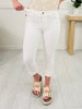 Judy Blue White Sand Capri Jeans