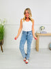Dreaming of Daisies Tummy Control Straight Jeans