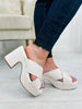 Stylish Steps Heels In Ivory