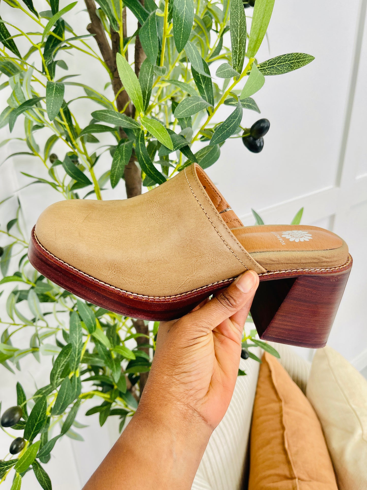 Step Into Forever Clogs in Taupe