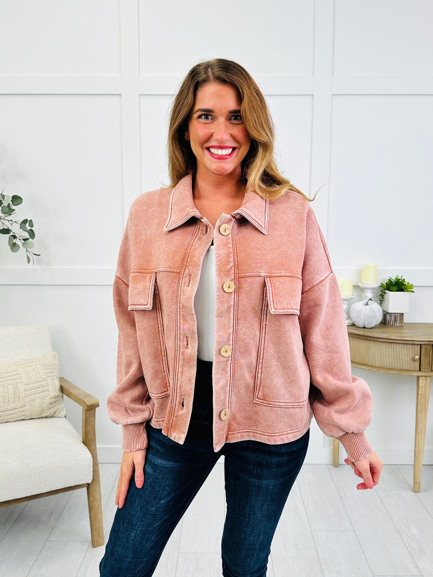 Off The Beaten Path Shacket In Multiple Colors