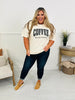 Coffee Weather Graphic Tee in Ivory