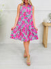 The Gone Coastal Dress In Naples Print