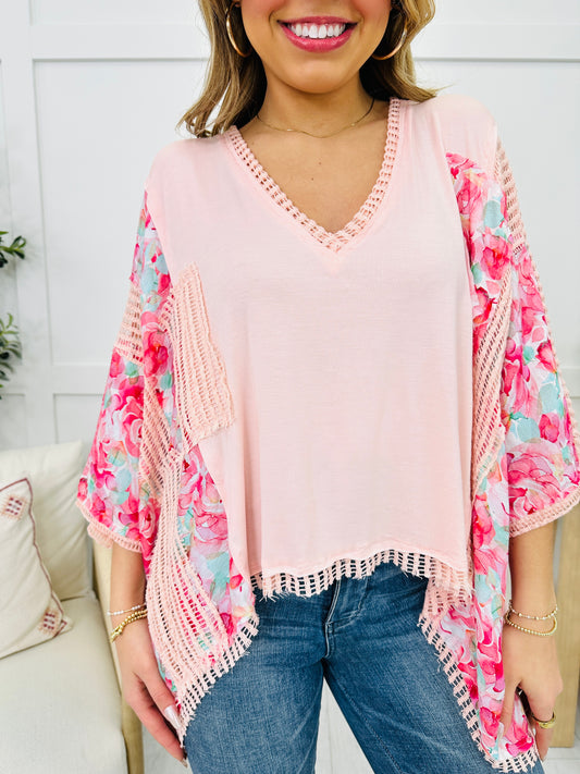 Meadow Magic Top In Soft Pink