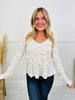 Perfectly Precious Top In Cream Floral Print