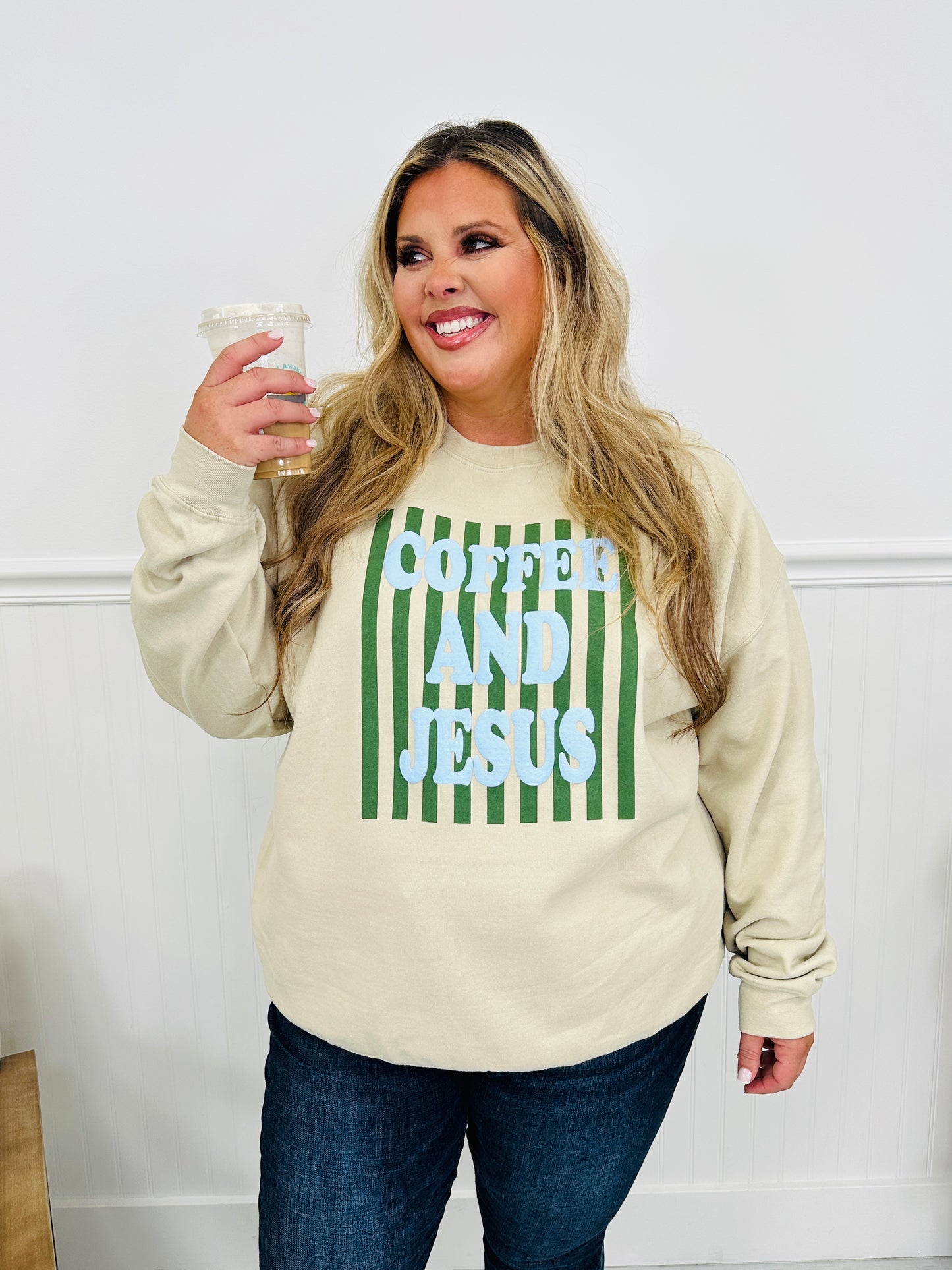 Coffee and Jesus Crewneck Sweatshirt