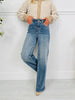 Wear It Well Tummy Control Wide Leg Jeans
