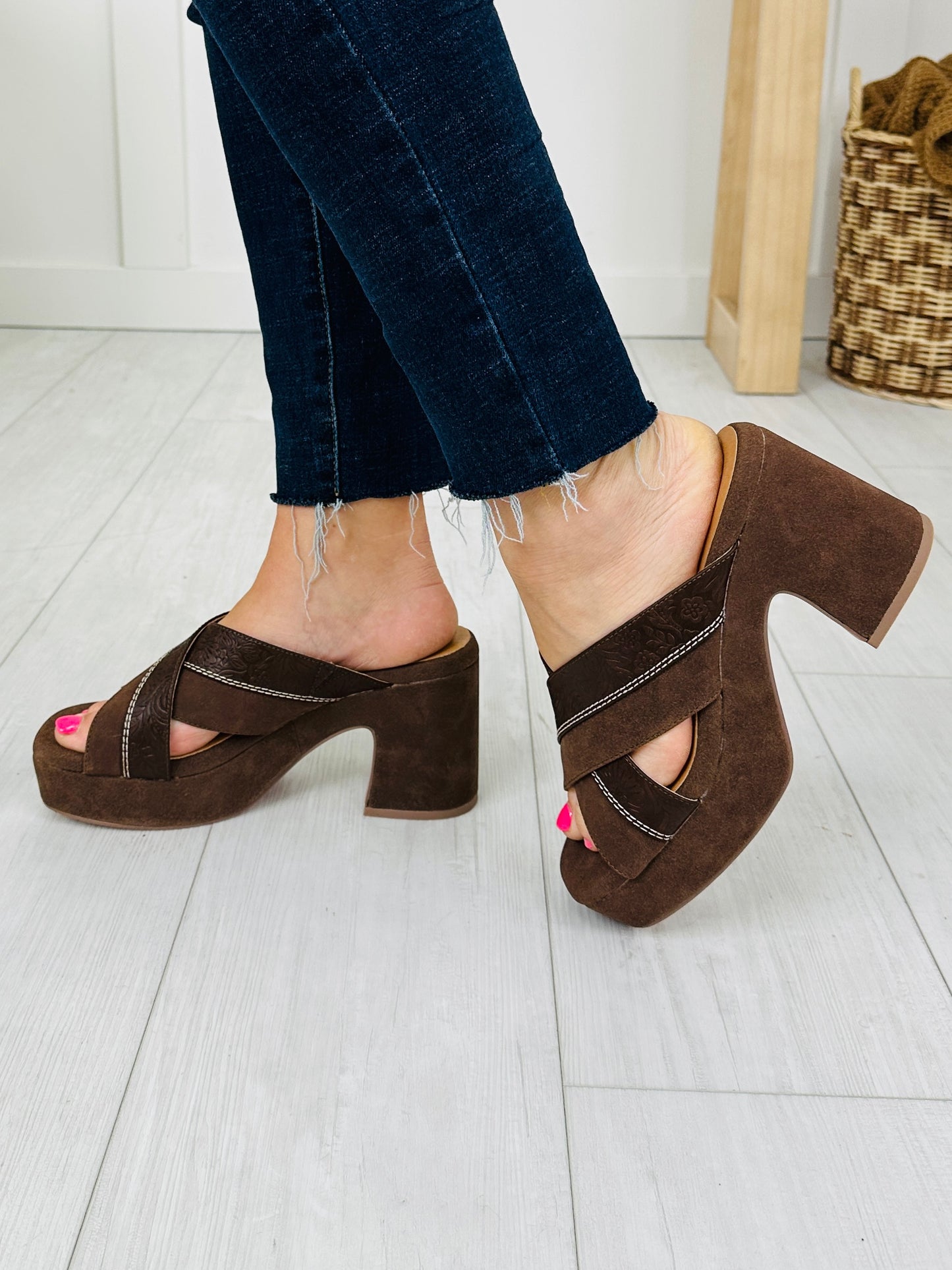 Midnight Motive Heels in Brown