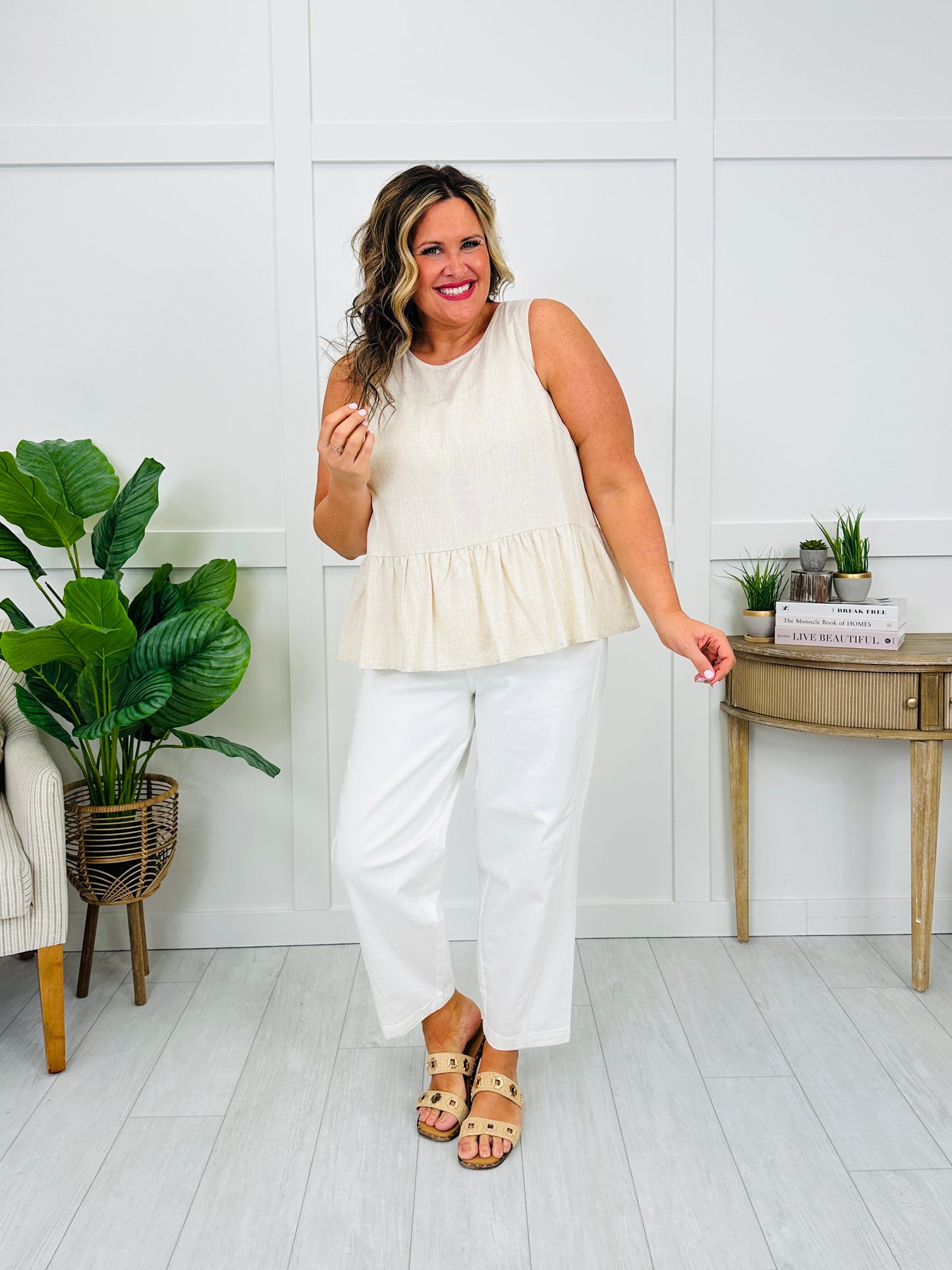 Judy Blue Dockside Darling Rigid Magic Barrel Jeans