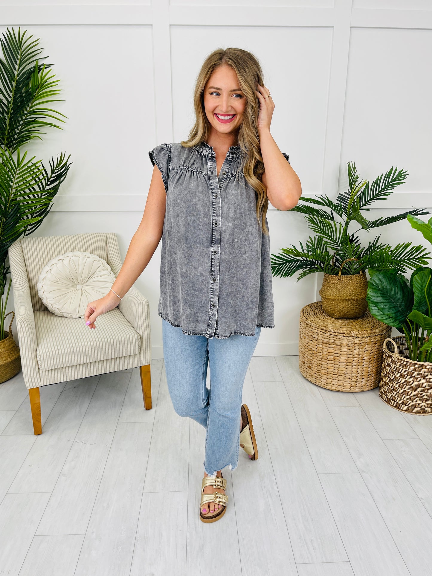 Ruffle Replay Top