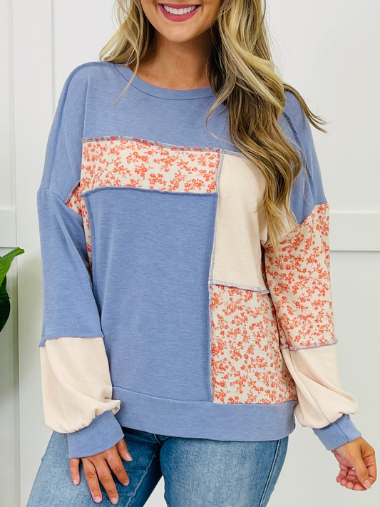 Framed In Floral Top