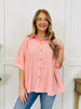 Linear Lounge Top In Coral