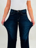 Judy Blue You Better Work It Wide Leg Jeans in Reg/Curvy