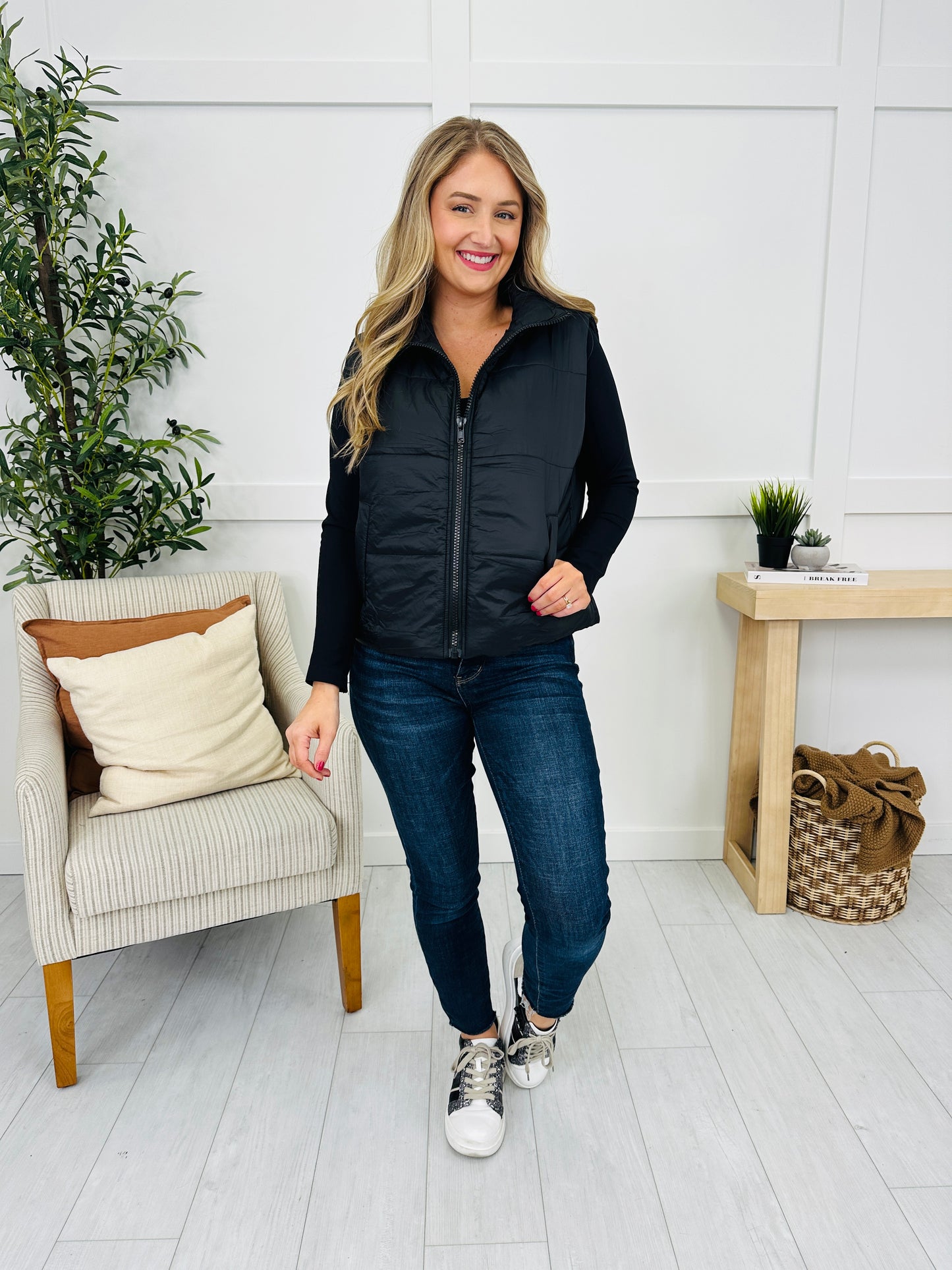 All About Layers Vest In Black